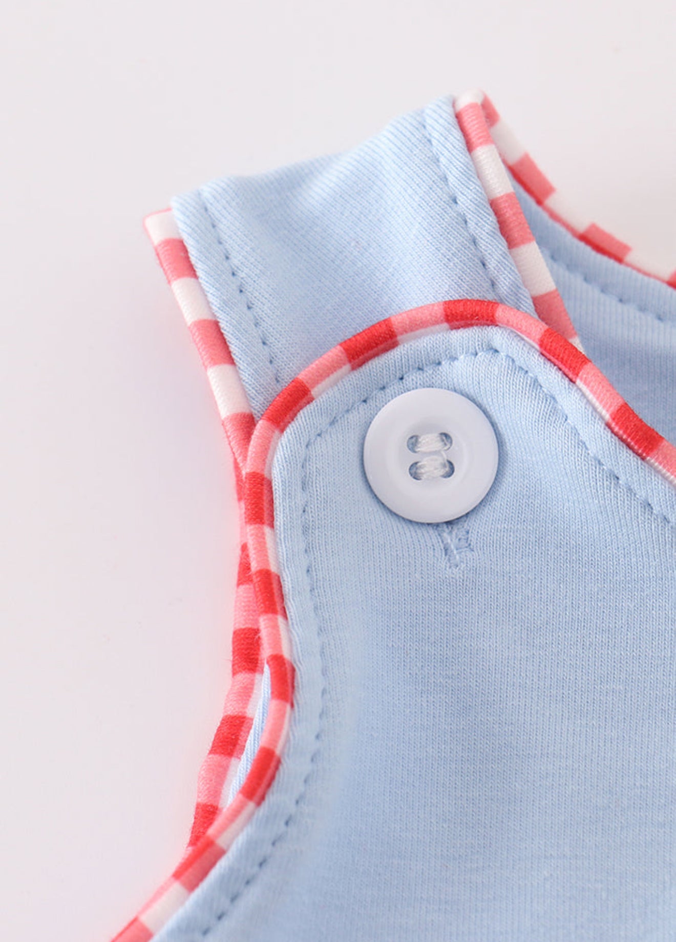 BLUE STRAWBERRY EMBROIDERY BUBBLE