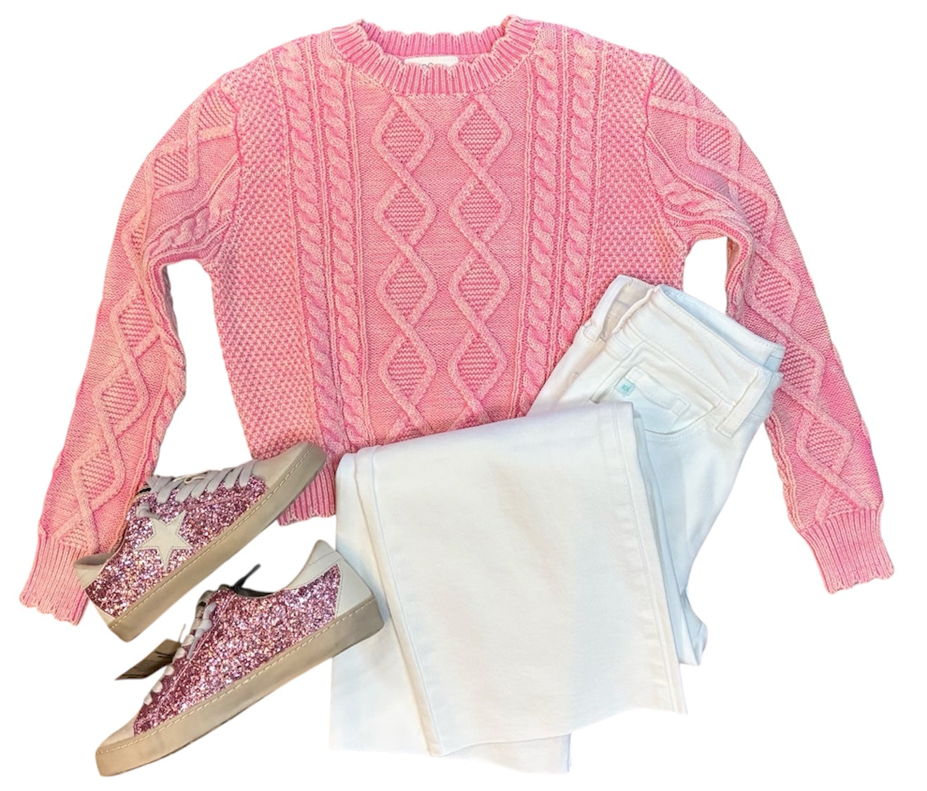 Washed pink Sweater