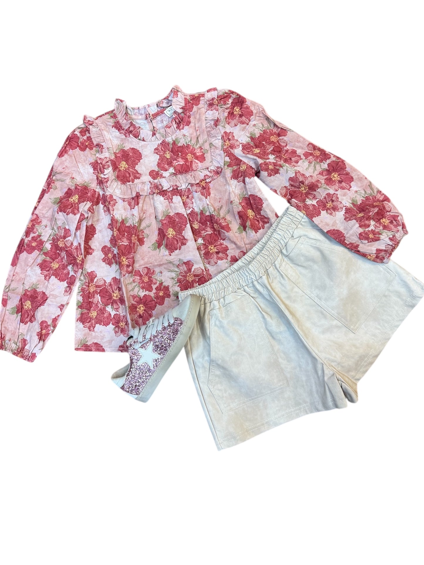 Mauve Floral Top