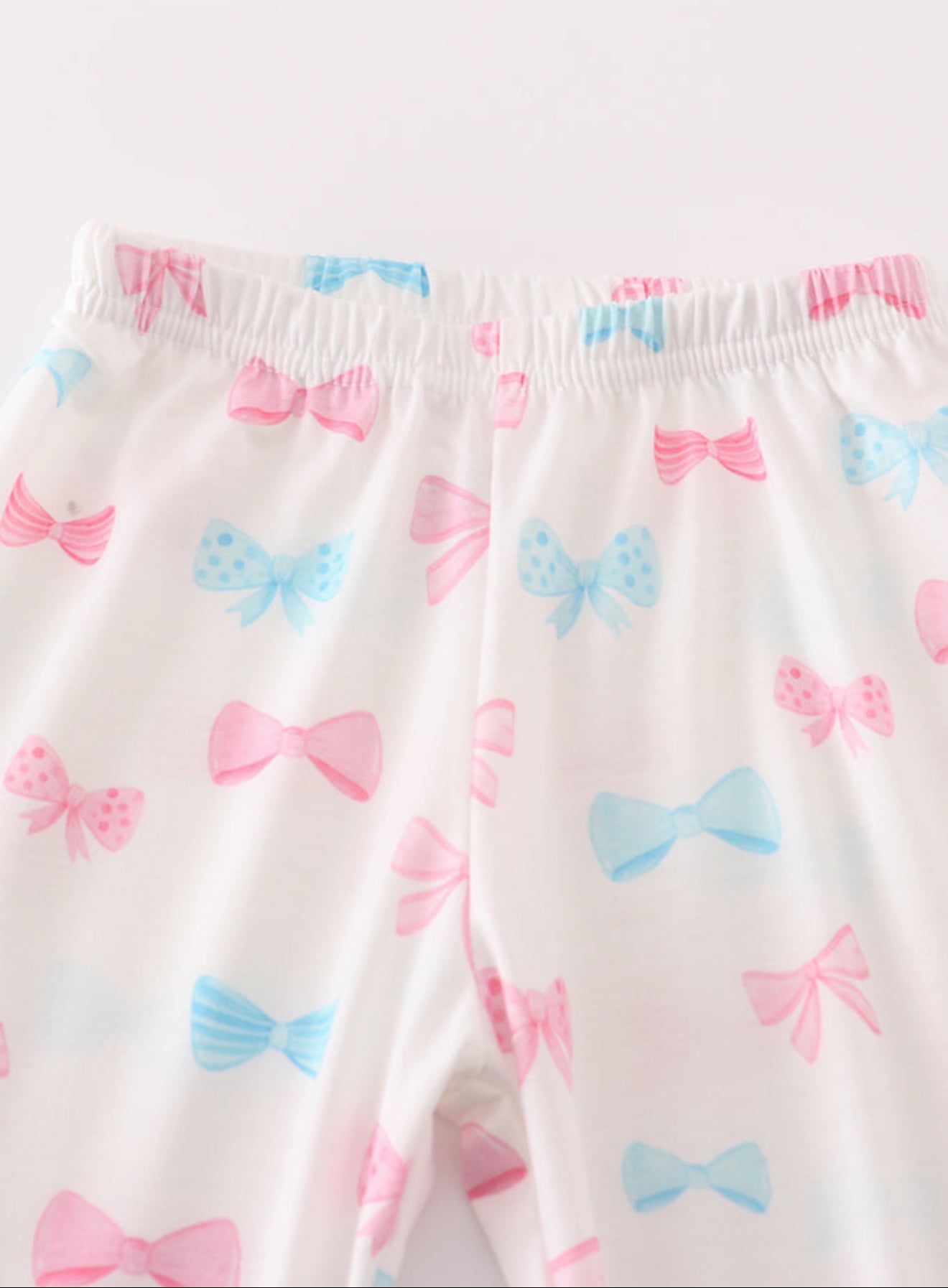PINK BOW PRINT GIRL SET