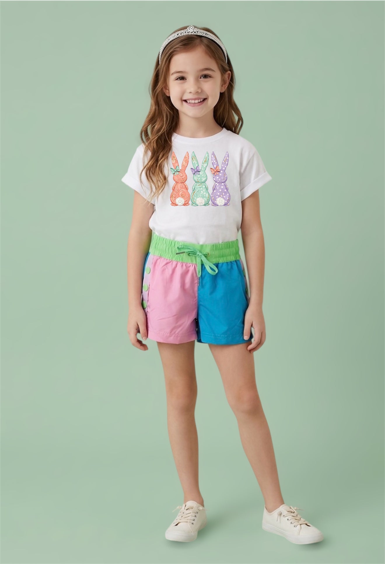 Three bunnies tee