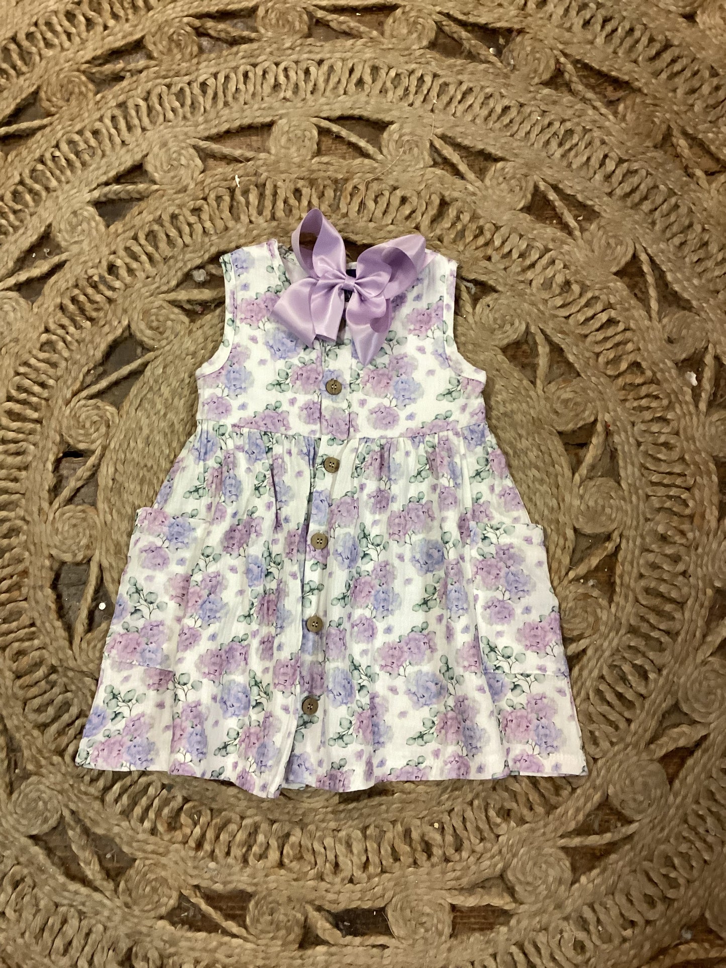 Addison Dress in Hydrangea