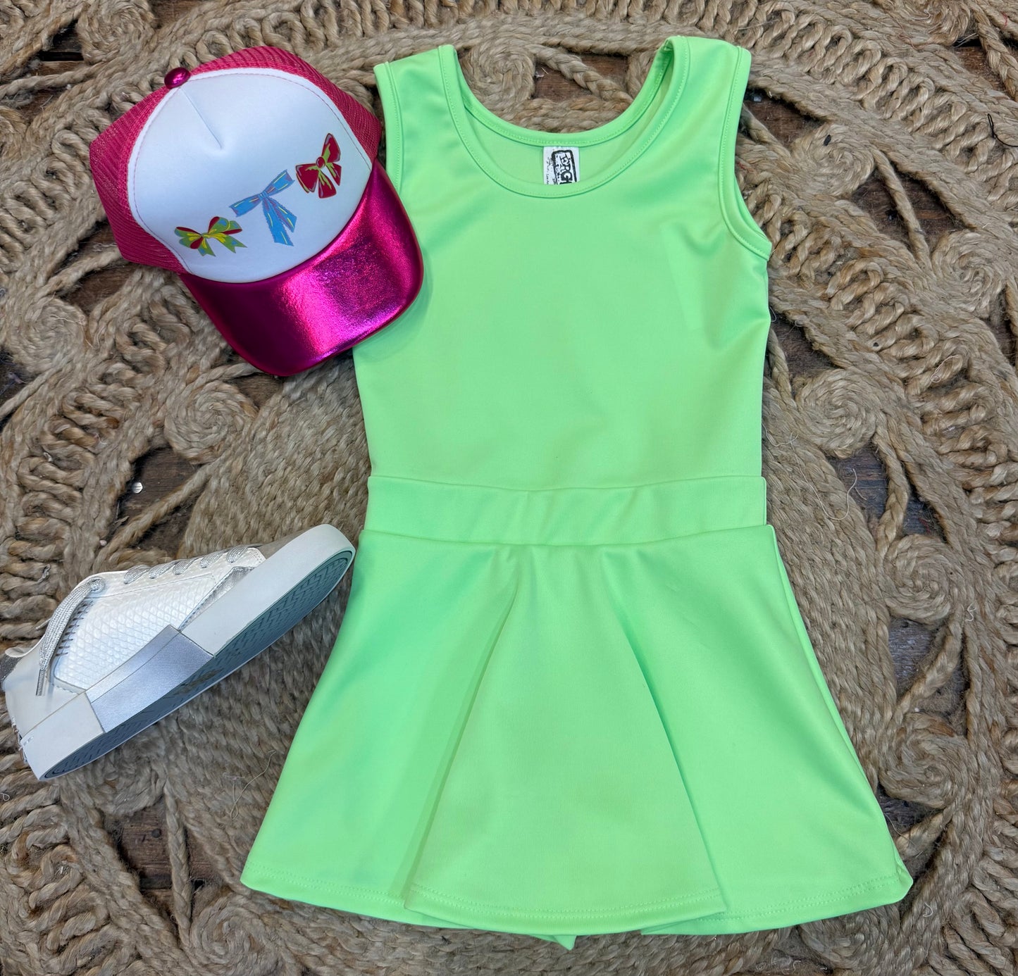 Neon Green Athletic Dress