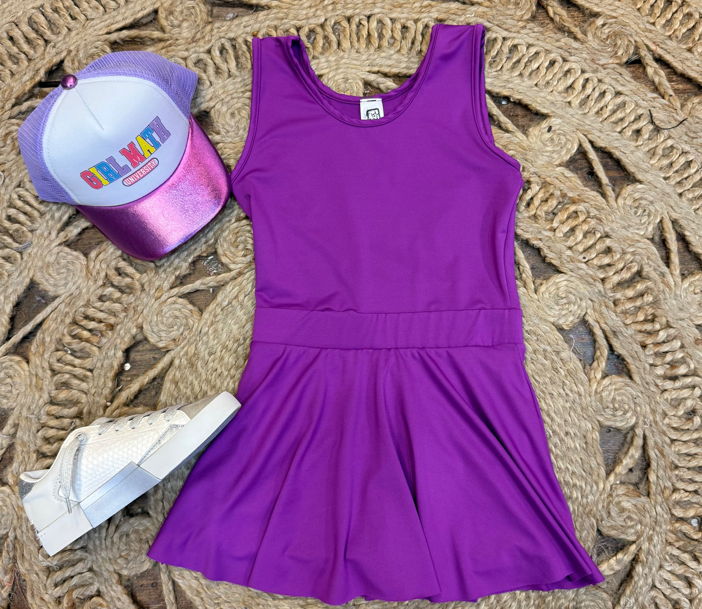 Neon Purple Athletic Dress
