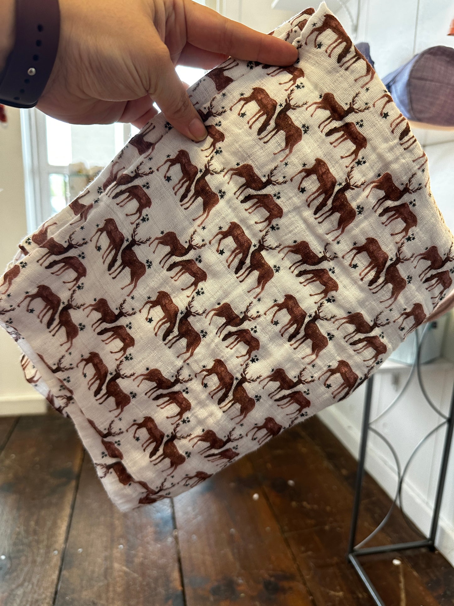 Deer Muslin Blanket