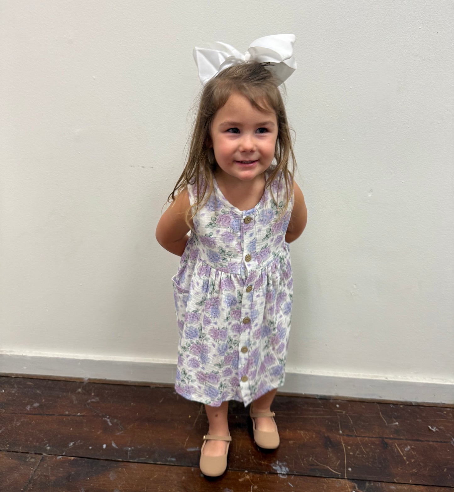 Addison Dress in Hydrangea
