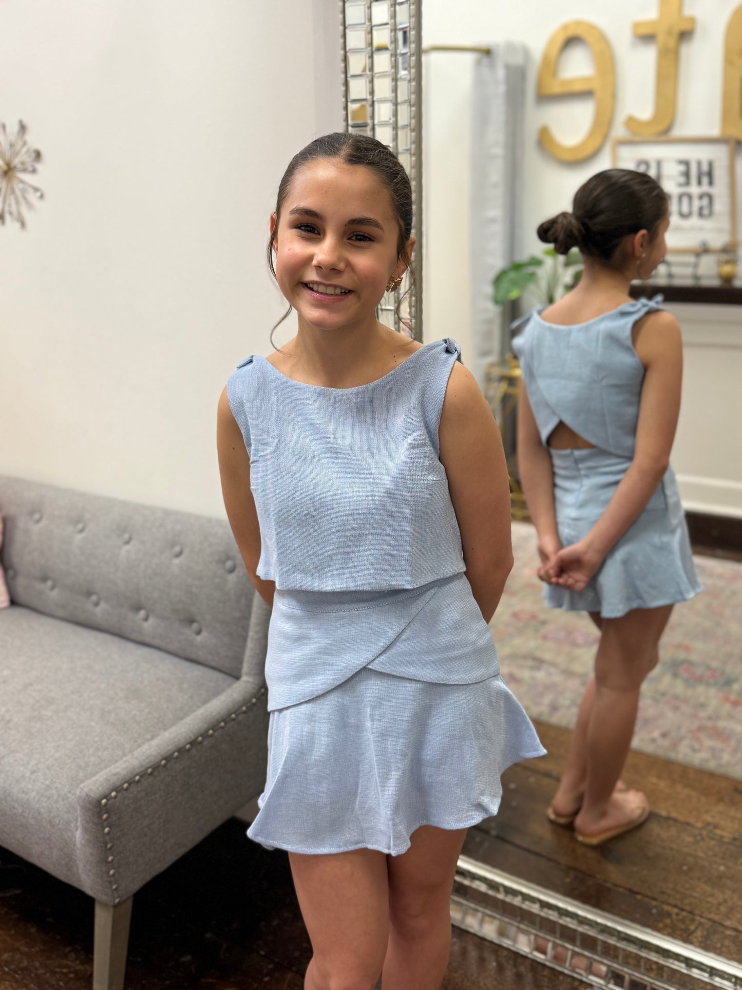 Blue Tulip Skort