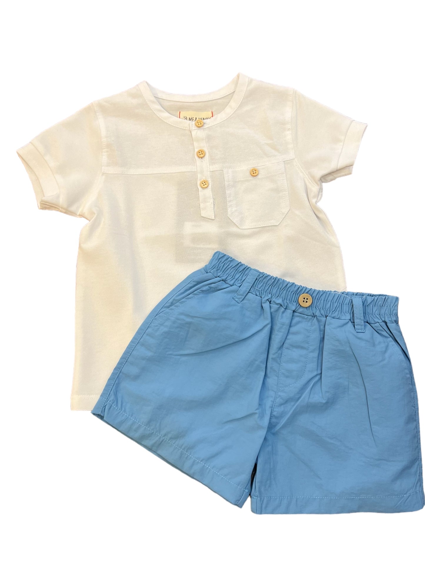Maddox Shorts in Steel Blue