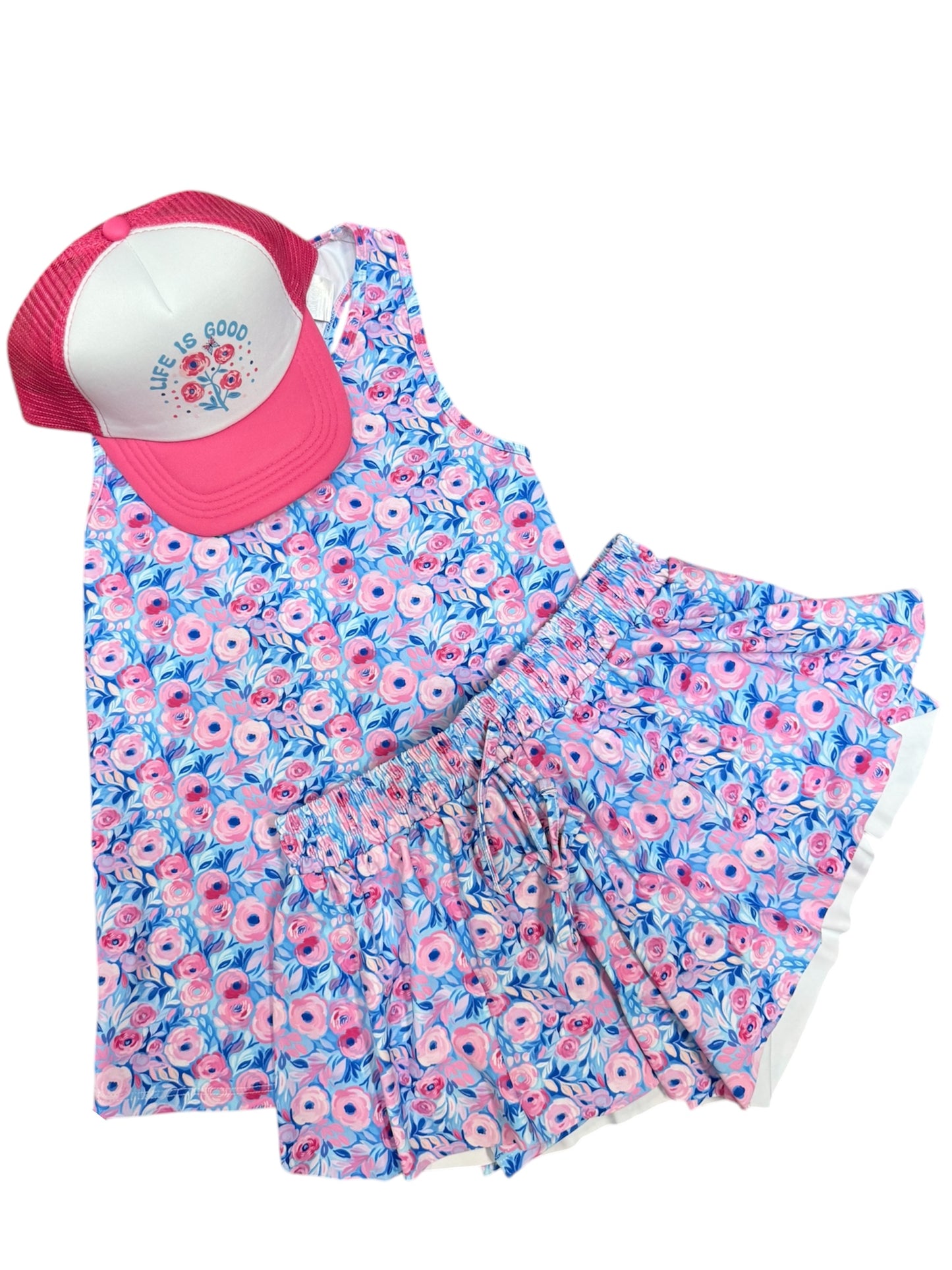 Blooming Petals razorback tank