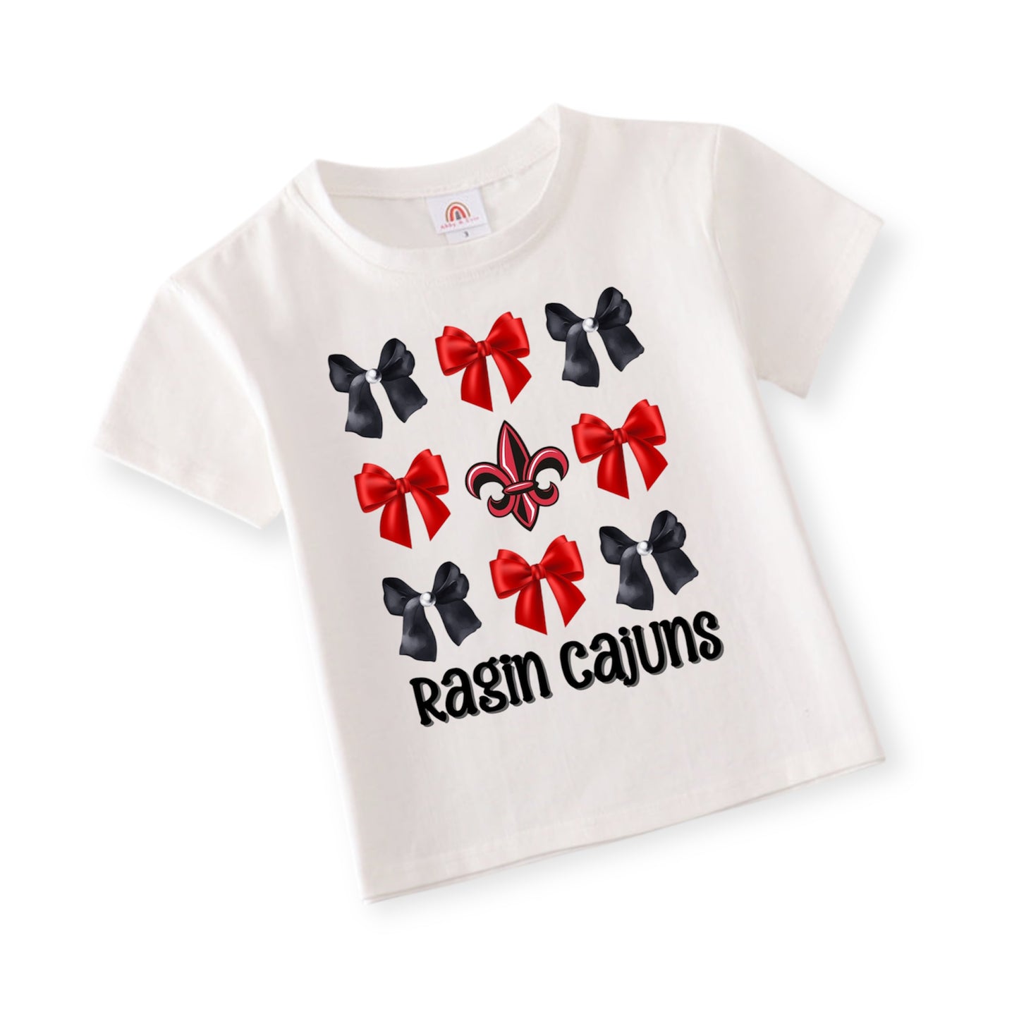 Ragin Cajun Multiple Bows tee
