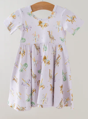Round and Round we Go Twirl Dress
