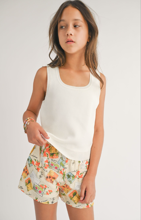 Tween Carla Scoop Neck Sweater Top