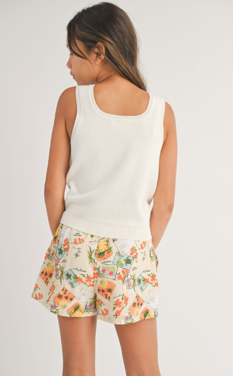 Tween Carla Scoop Neck Sweater Top