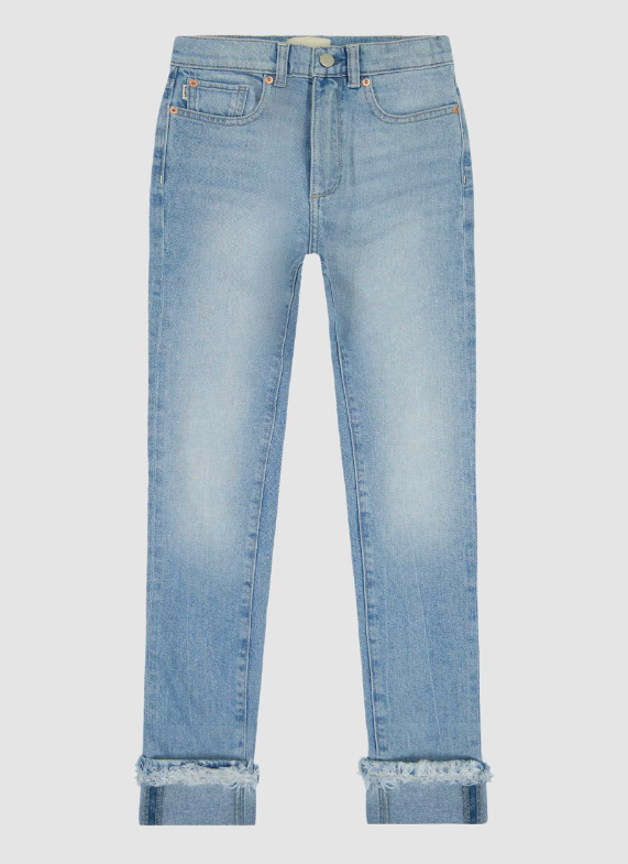 Emie Straight Leg in fountain fur color Jeans