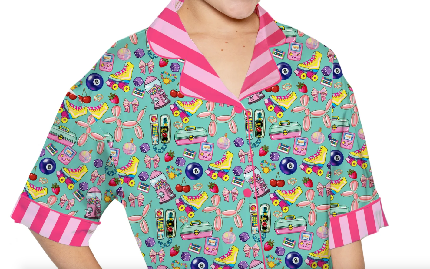 Kids Silky 90's Girl (Short Sleeve w/ Shorts)