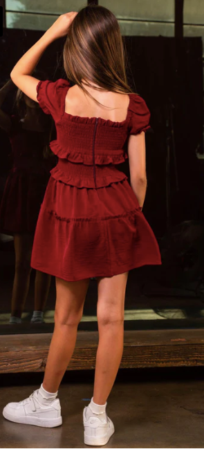 Berkley Dress in Wine is