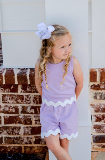 Abigail Short Set in Lavender
