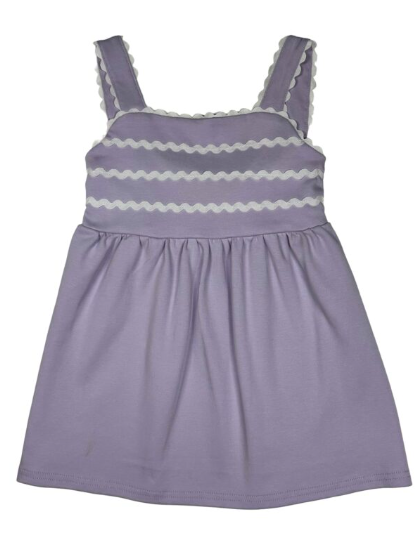 Reese Ric Rac Dress in Lavender