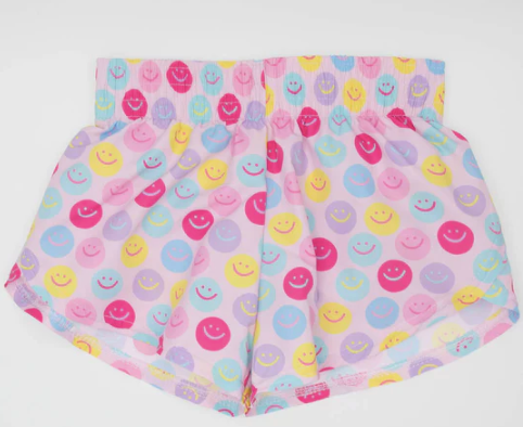 Good Day Smiley Butterfly Flowy Shorts