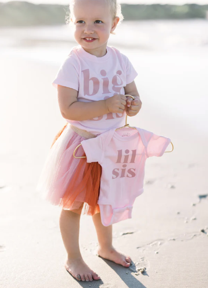 Big Sis Short Sleeve T-Shirt - Ballet Regular