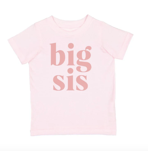 Big Sis Short Sleeve T-Shirt - Ballet Regular