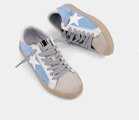 Paula Kids Blue Perf SHUSHOP