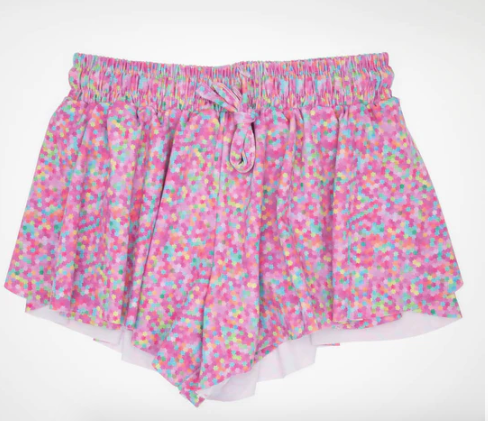 Confetti Stars Butterfly Flowy