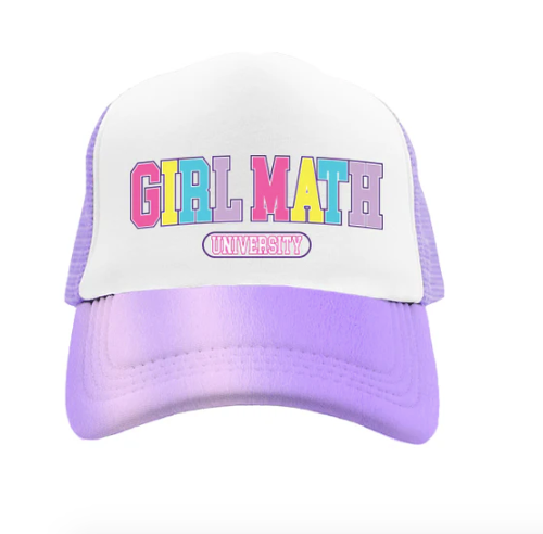 Girl Math Trucker Hat