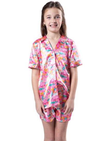 Kids Sweet Getaway Pajama Short Set