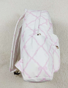 Pink Bow Kids Girls Backpack