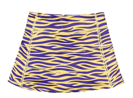 Tiger Striped Tennis Skort