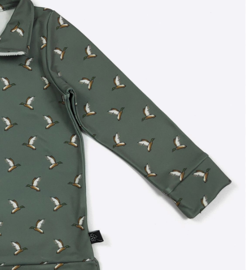 Army Mallard Boy Quarter Zip