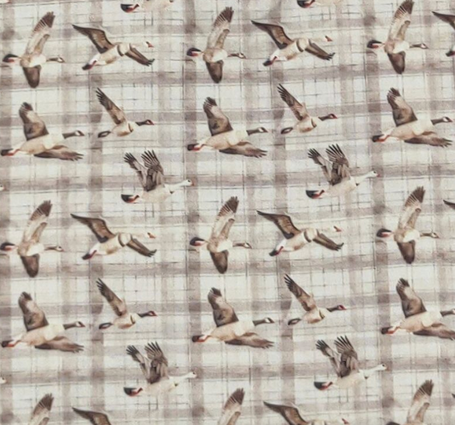 Plaid Mallard Boy Quarter Zip