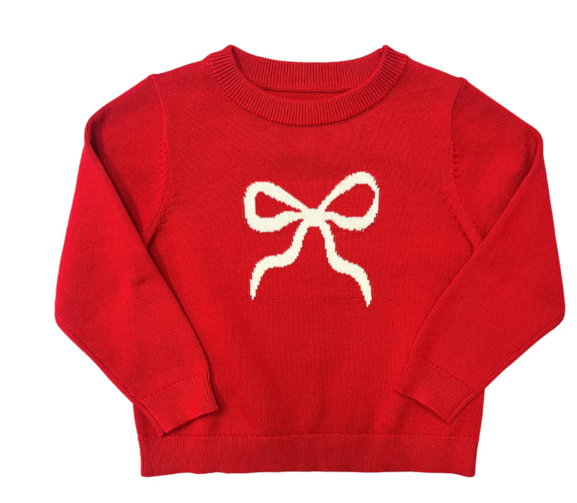 Red Bow Sweater