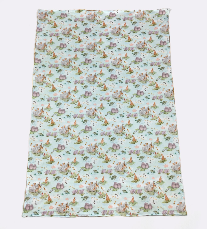 Aqua Noah Blanket
