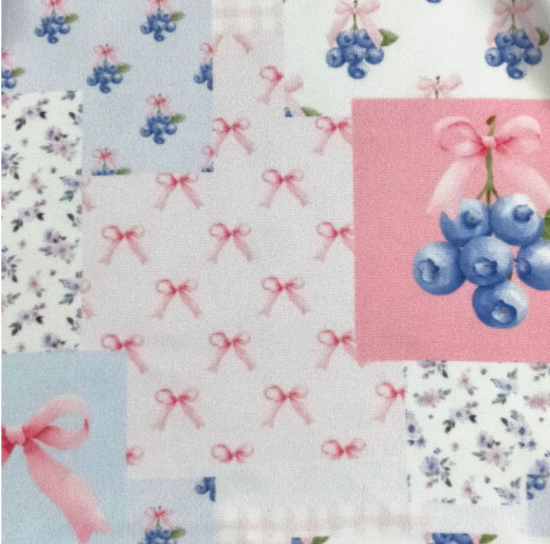 Blueberry Patch Baby Gown