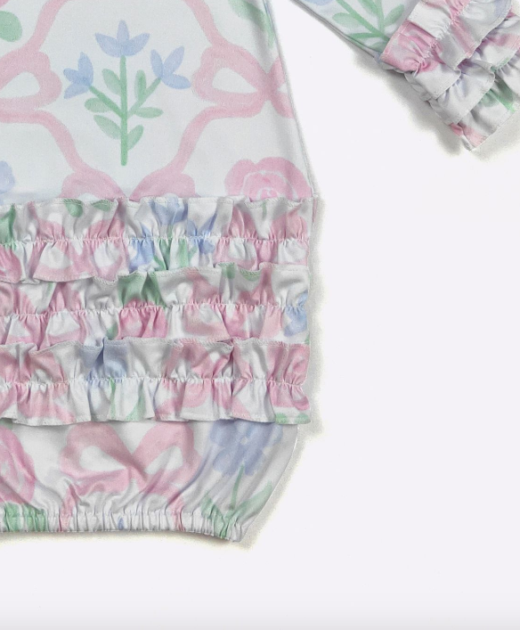 Pastel Coquette Baby Gown