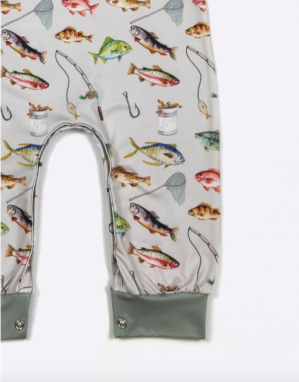 Hooked on Adventure Boy Romper