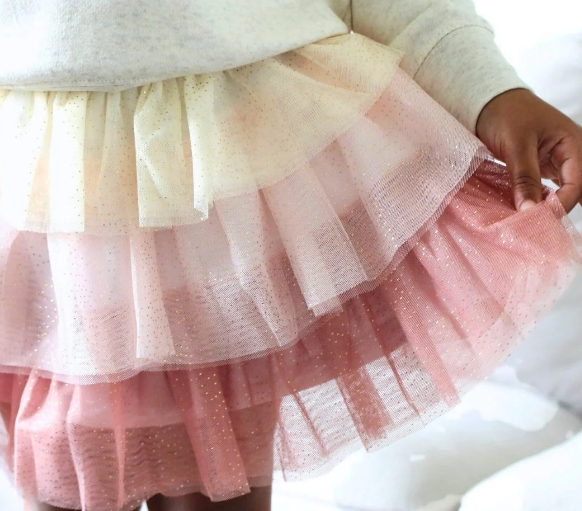 Boho Blush Petal Tutu