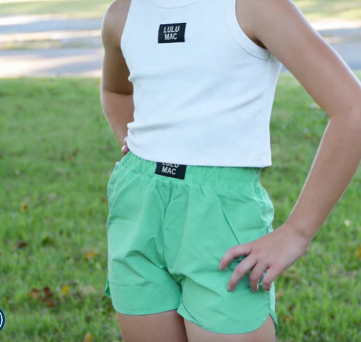 LuLu Mac SHORT Mint KIDS SHORTS