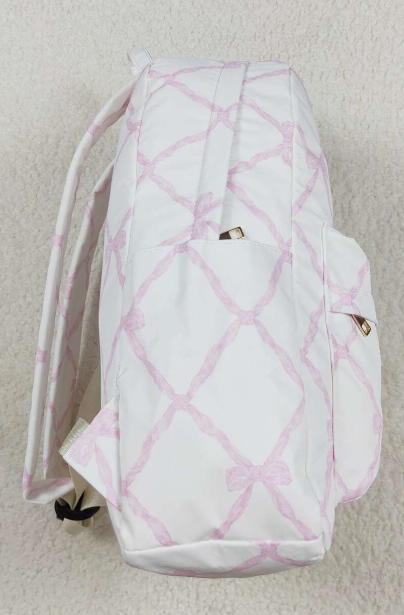Pink Bow Kids Girls Backpack
