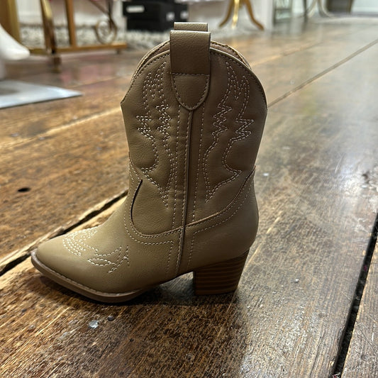 Taupe tall boot