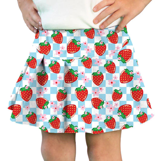 Strawberries Tennis Skort