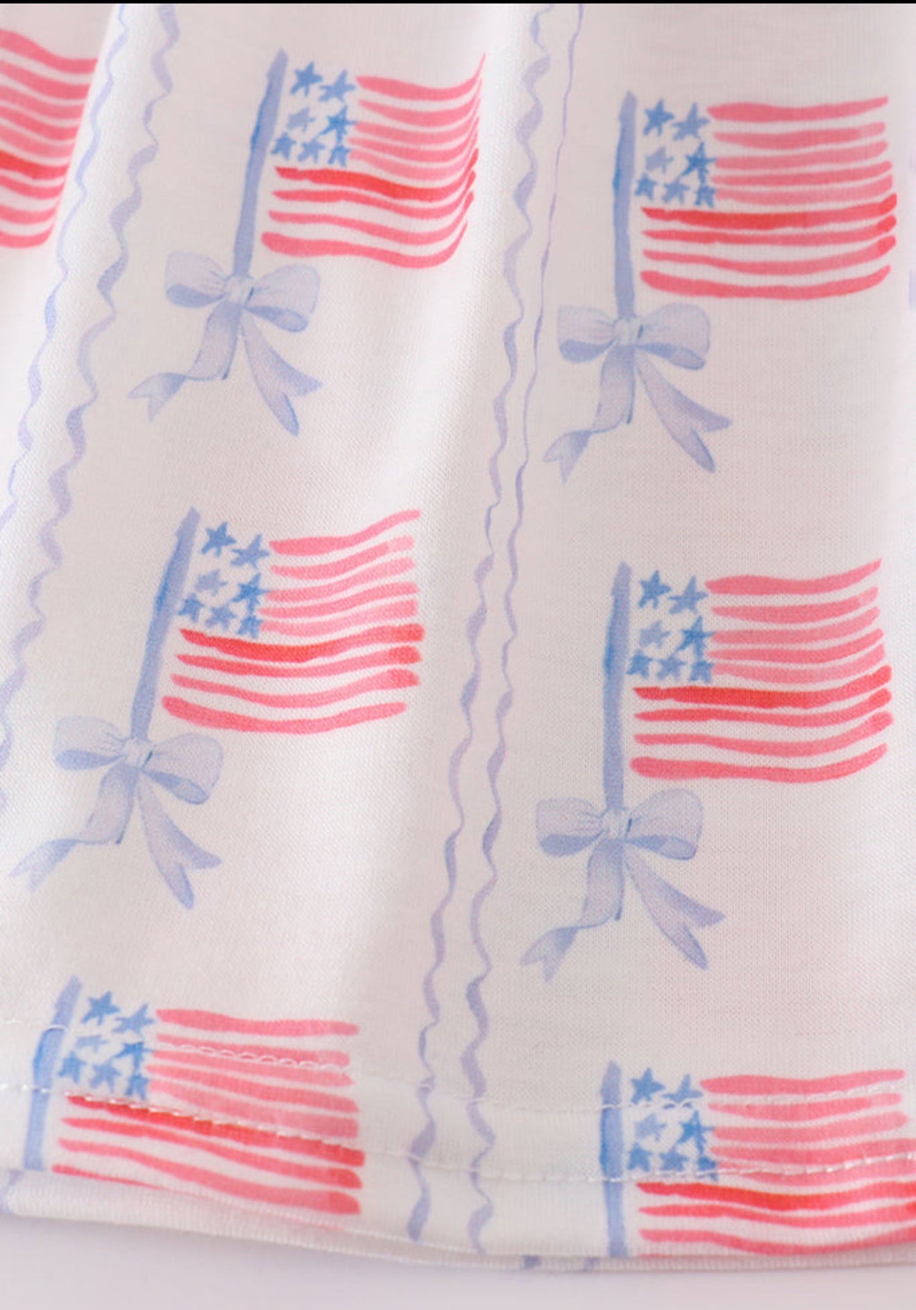 BOW EMBROIDERY SMOCKED DRESS