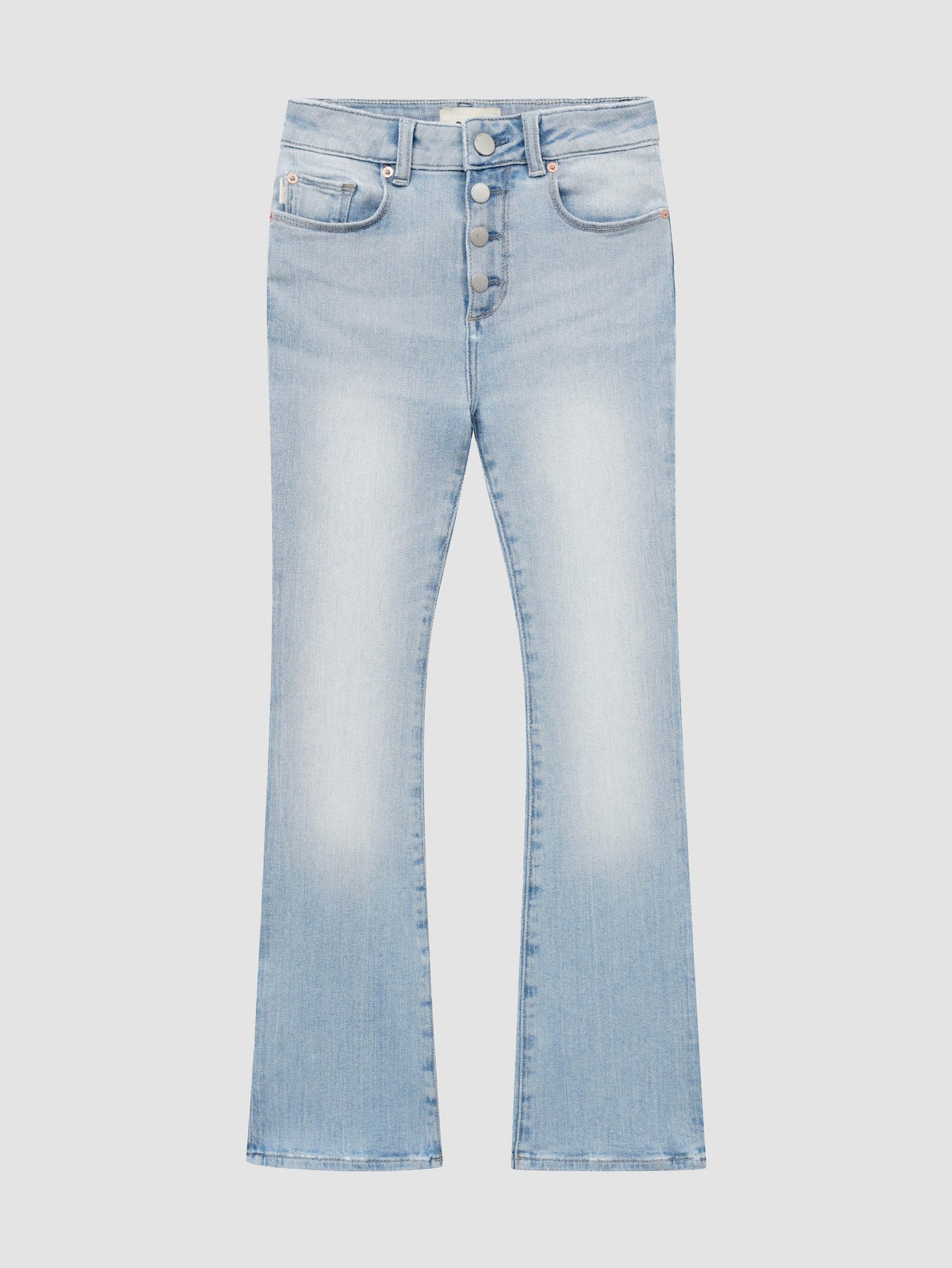 Claire Bootcut Jeans High Rise in Light Denim