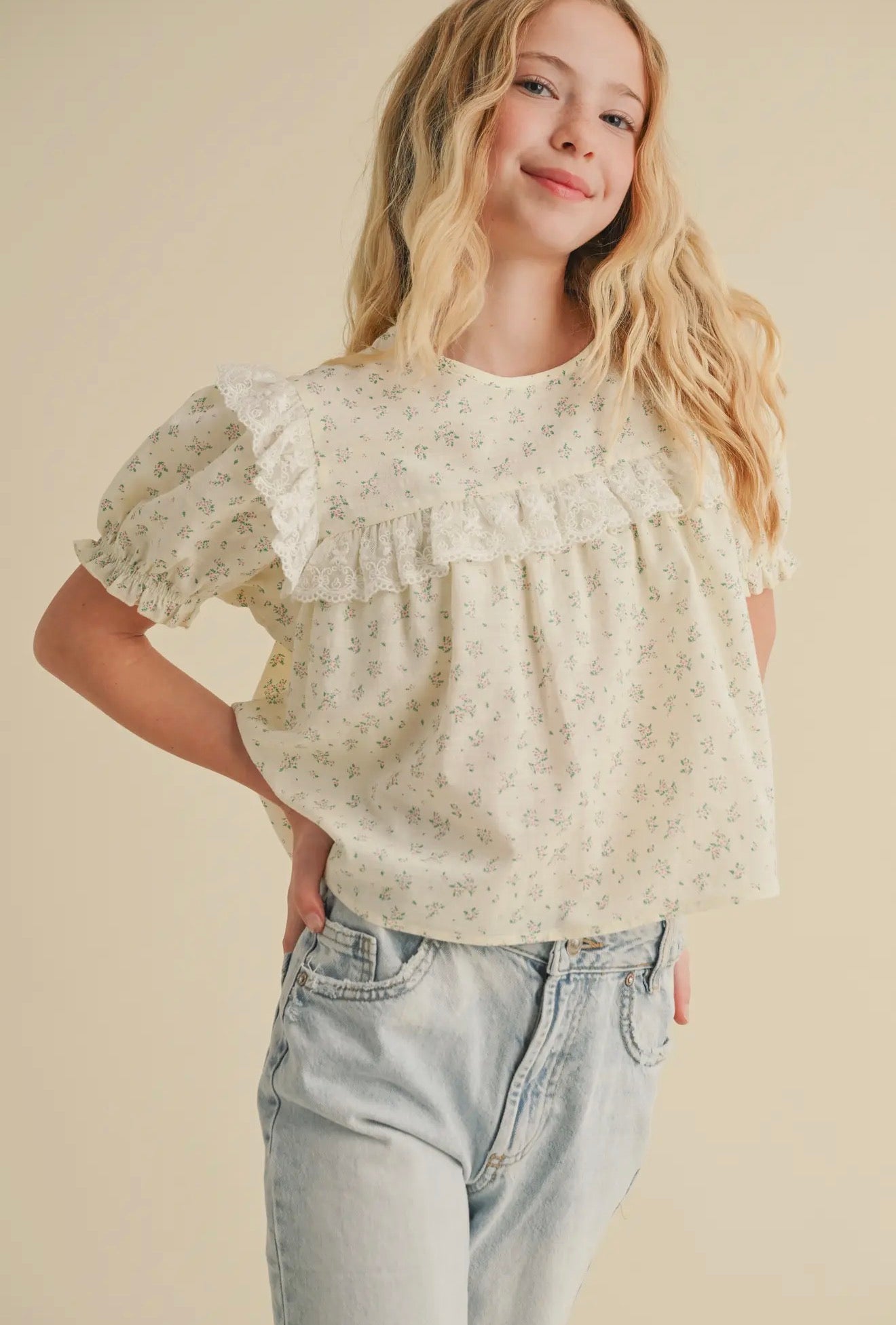 Tween Girls Kids Flowy Top