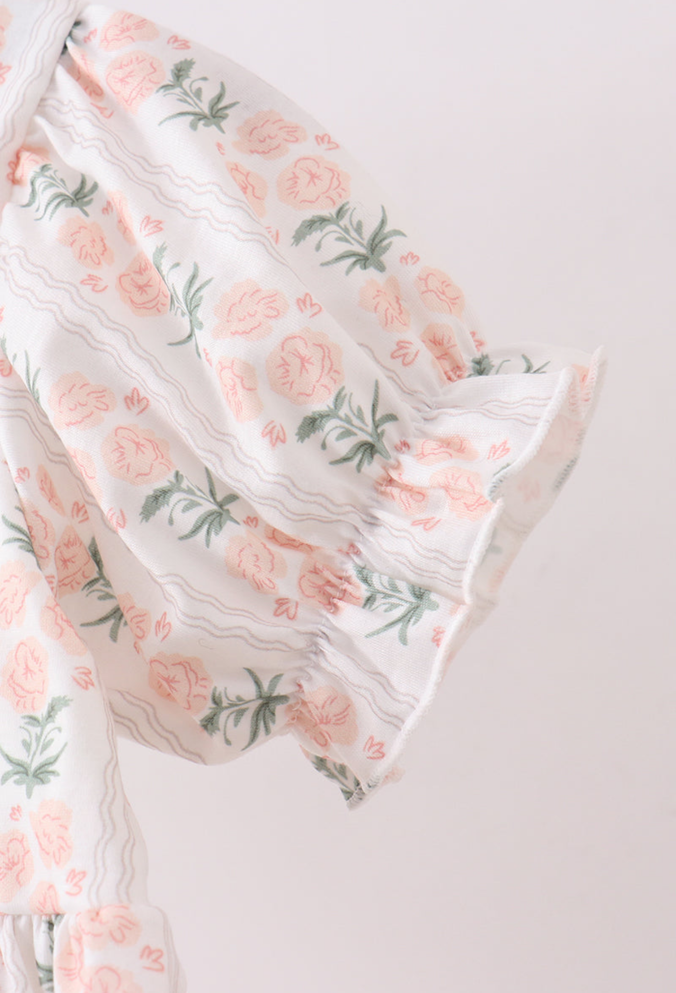 Sage floral dress
