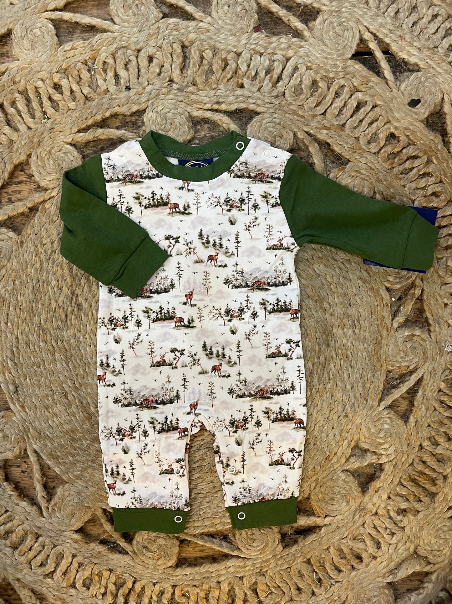 Deer Boy Long Sleeve Shortall