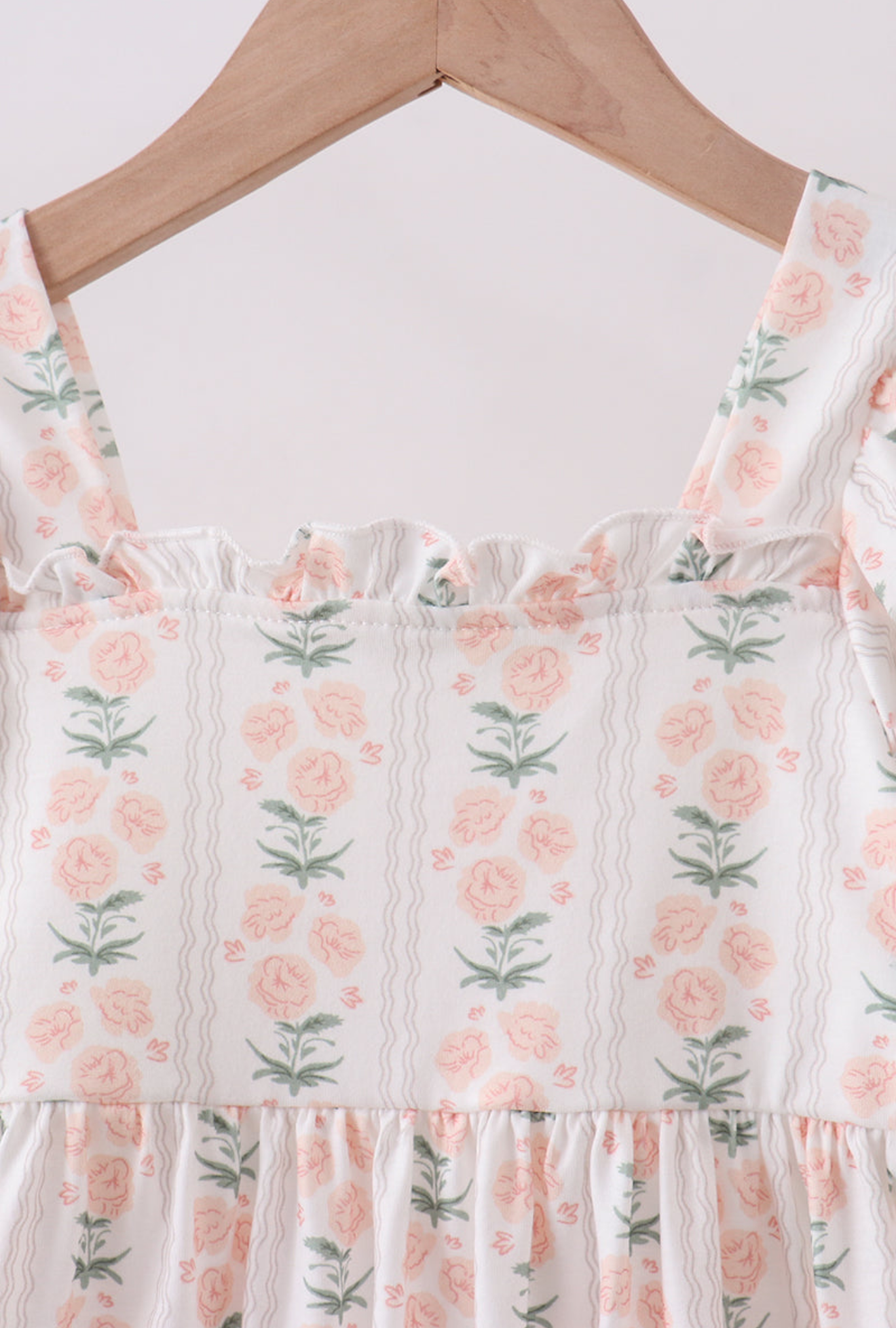 Sage floral dress