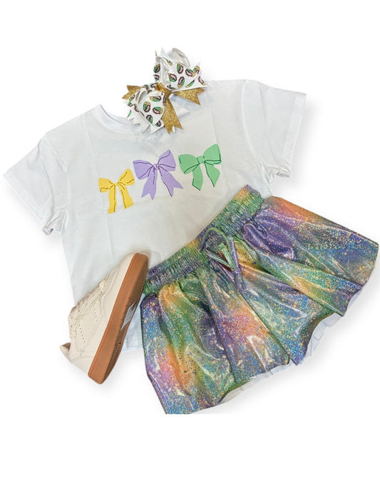 Shimmer Slatter Butterfly Shorts